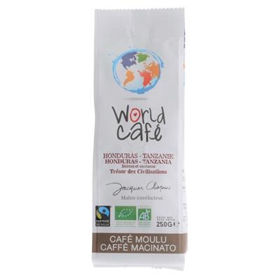 Café moulu bio Honduras-Tanzanie 250 grs