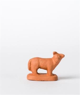 Santon chien debout argile à décorer