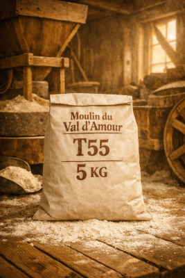 Farine de Blé Biologique T55 Sac 5 Kg