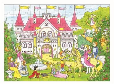 Puzzle en Bois le Château Merveilleux 96 Pièces