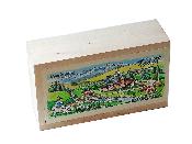 Boite De Tarot En Bois Vide Village De Montagne