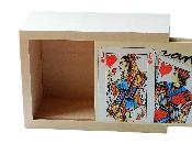 Boîte Pour Jeu De Rami En Bois Vide