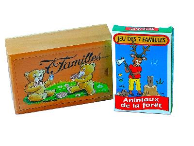 Boîte Jeu Des 7 Familles Les Animaux De La Forêt