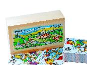 Boite De Tarot Avec Jeu De Cartes Village De Montagne