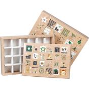 Calendrier en Carton de l'Avent 24 Cases Petit Modle