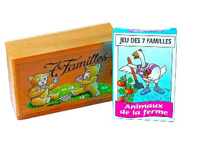 Boîte Jeu Des 7 Familles Les Animaux De La Ferme