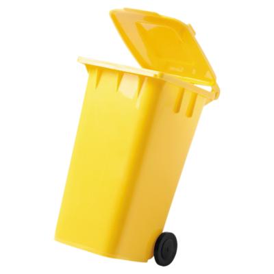 Pot A Crayons Container Jaune