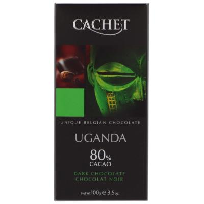 Chocolat noir Ouganda 80% cacao 