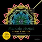 Cartes  gratter antistress mandala vgtal