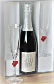 Coffret Bouteille de Champagne Angel Dust & 2 Fltes