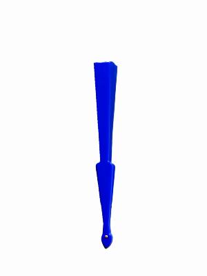Eventail Pliable A La Main Coloris Bleu 