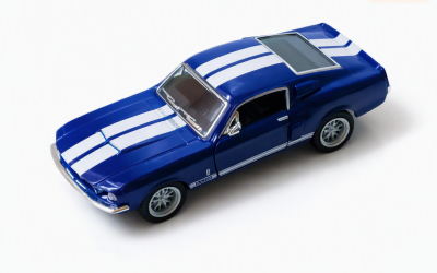 Voiture Miniature Shelby GT-500 1967 Bleue