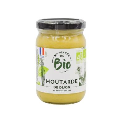 Moutarde de Dijon Bio au Vinaigre de Cidre