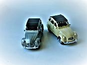 Citroen 2 CV Grise Mtal