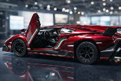 Voiture Miniature Lamborghini Veneno Coloris Bordeau