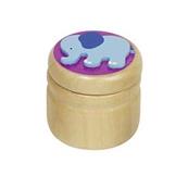 Bote  dents en bois motif lphant