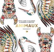 Petit livre à colorier et pensées à méditer animaux