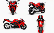 Moto Miniature Honda CBR1000RR 
