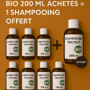 6 Shampooings Traitant Bio 200 Ml = 1 Shampooing Offert