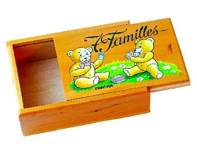 Boîte En Bois Vide Pour Jeu Des 7 Familles