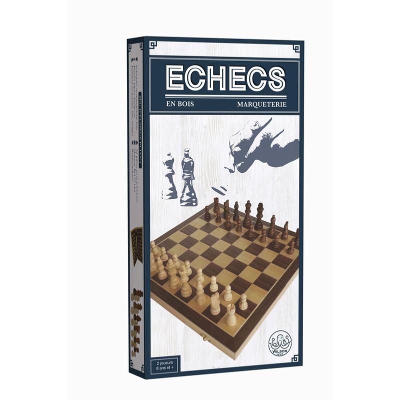 Jeu d'Échecs en Marqueterie