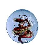 Presse-Papier Rumba Spirale Rouge Et Doré