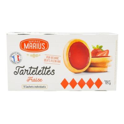 Tartelette à la Fraise Boîte 125 Grs