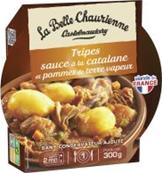 Plat cuisin tripes sauce  la catalane et pommes de terre vapeur