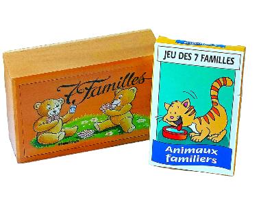 Boîte Jeu Des 7 Familles Les Animaux Familiers