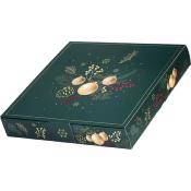 Coffret Carton Carré Calendrier De l'Avent Vide Nature Enchantée