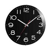 Horloge à Aiguilles Radio-Pilotée Dcf Coloris Noire