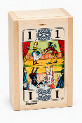 Boîte De Tarot En Bois Avec Jeu De Cartes Motif Petit
